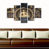 Classical Gautam Buddha Sculpture Wall Painting