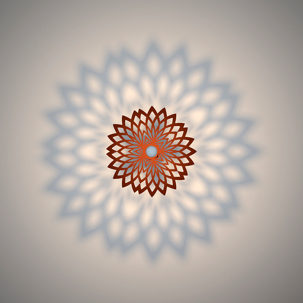 Lotus Ceiling Shadow Light