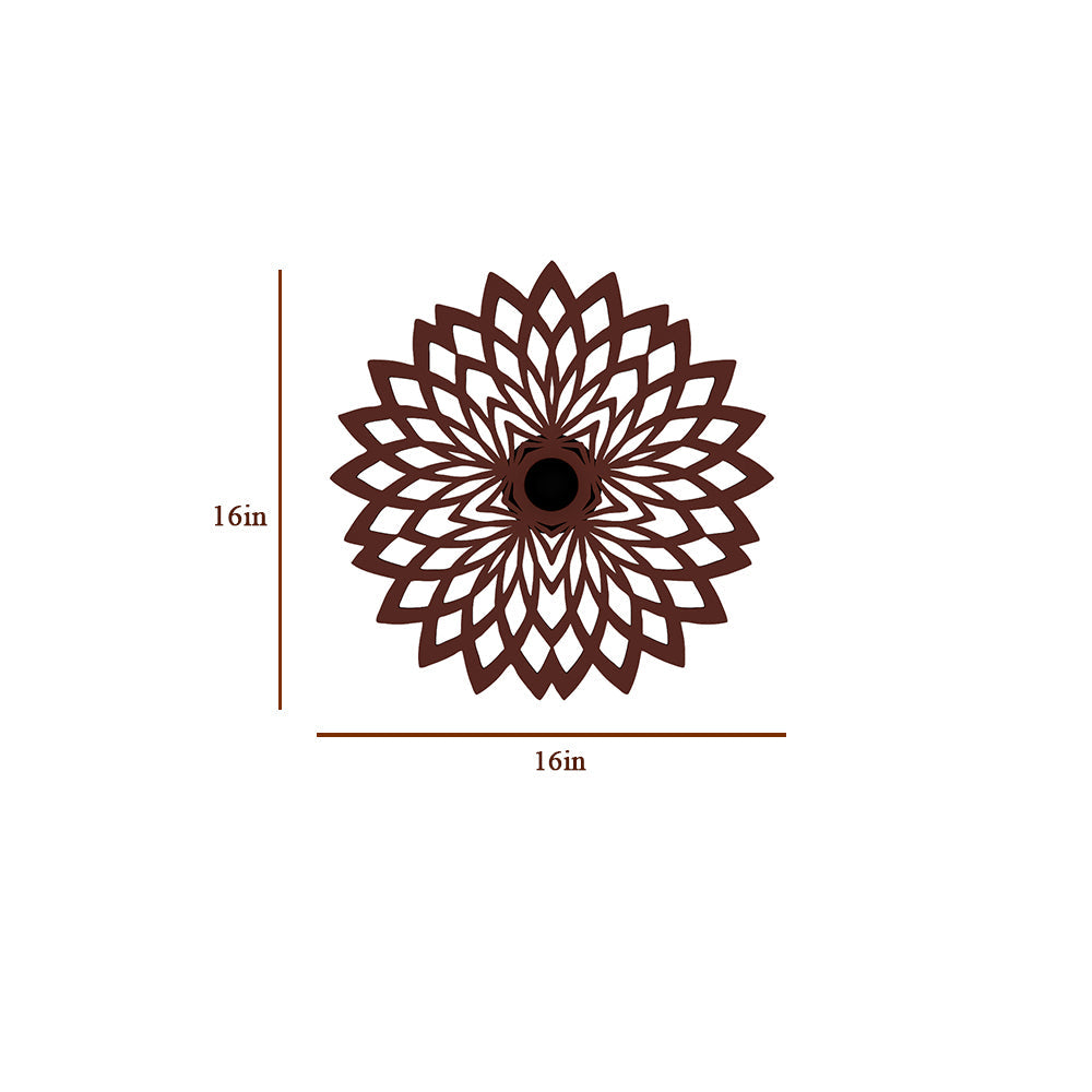 Geometric Flower Design Creative Shadow Lamp