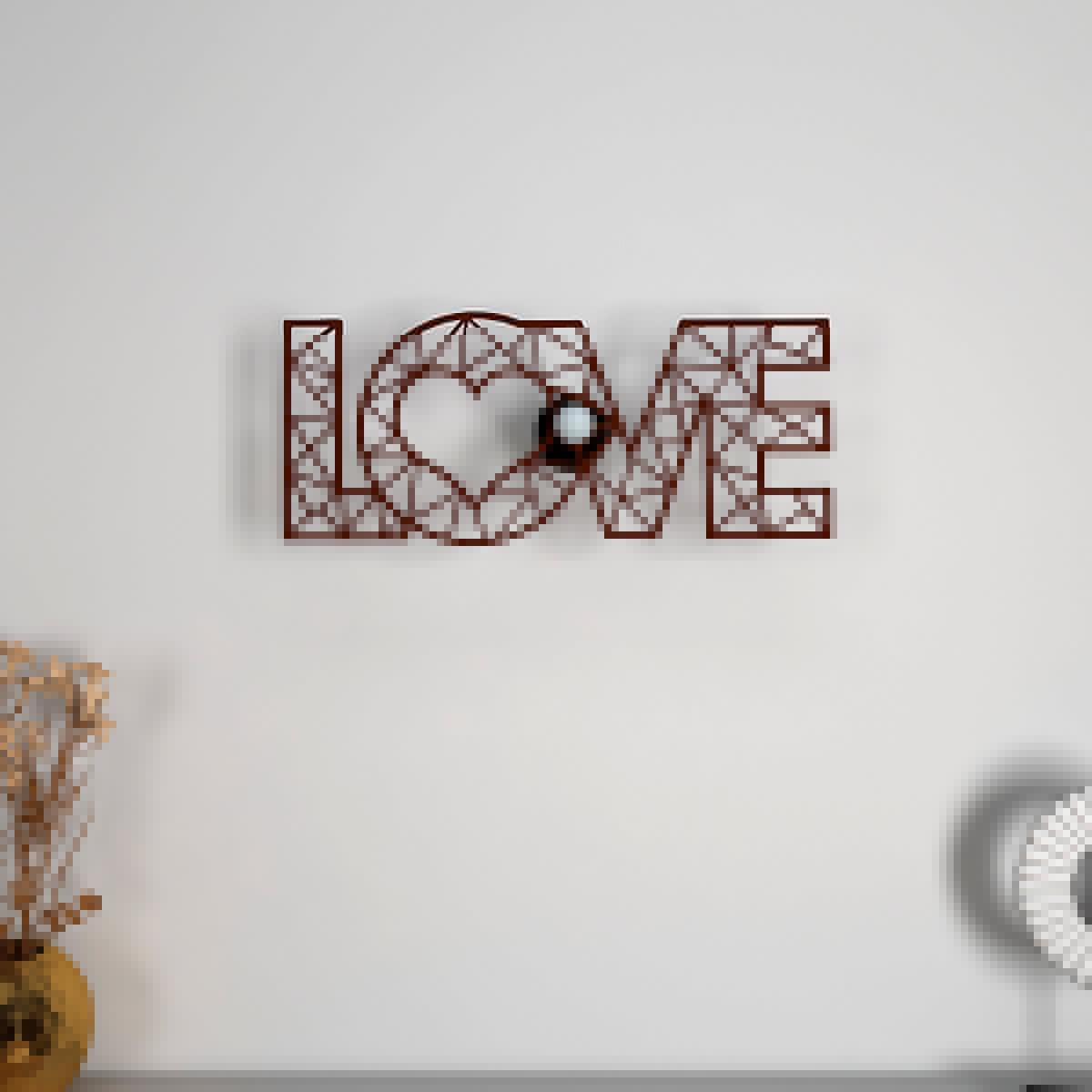 Love-Inspired Shadow Lamp: A Beautiful Twist on Romantic Lighting