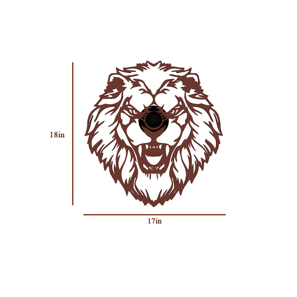 Lion Face Creative Shadow Lamp: Majestic Ambiance for Your Space