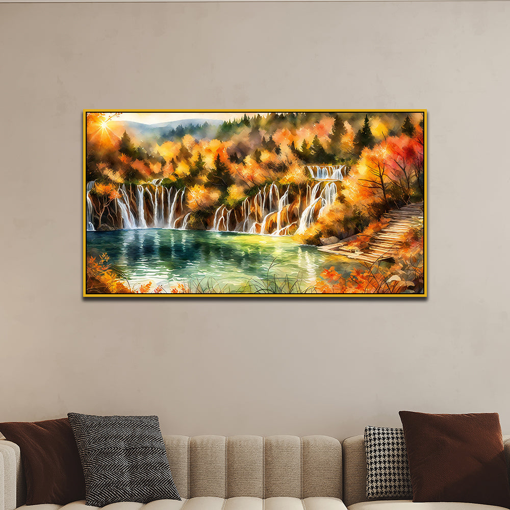 Peaceful Nature Canvas Wall Painting for Home and Office Décor