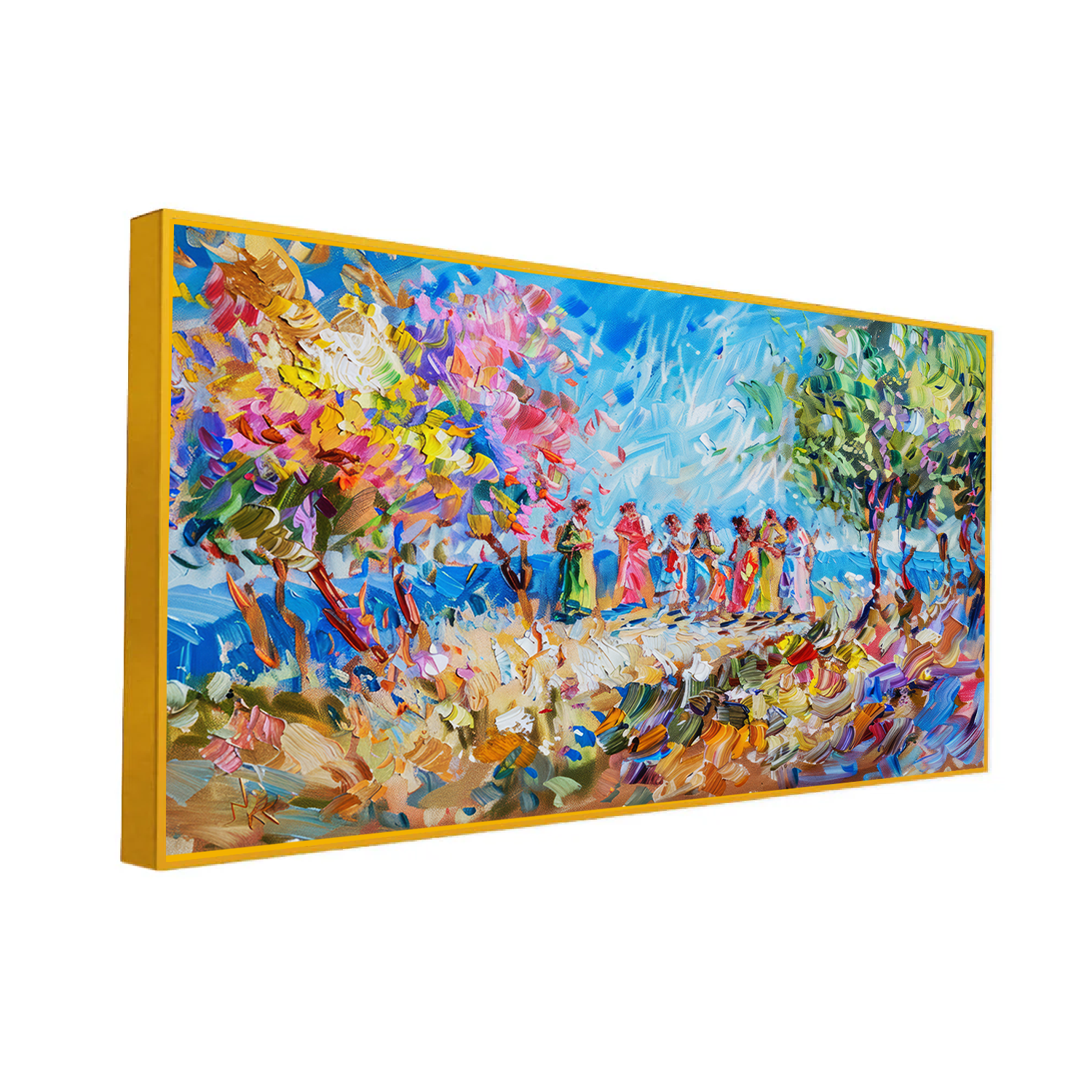 Colorful Modern Abstract Canvas Wall Painting