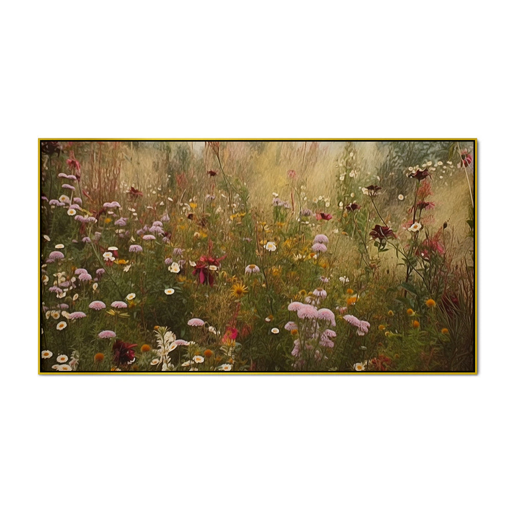 Spring Blossoms Multicolor Floral Canvas Wall Painting