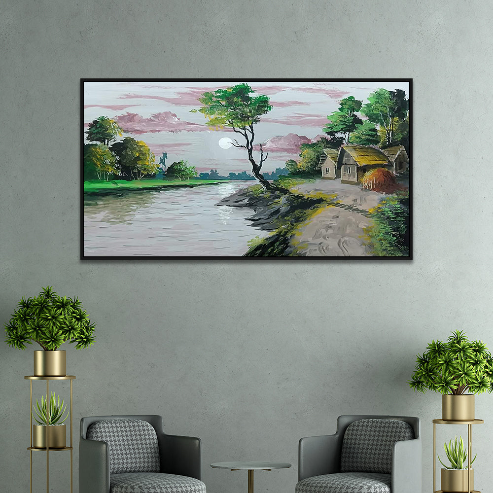 Beautiful Nature Floating Frame Canvas Wall Painting
