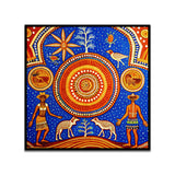 Traditional Canvas Painting of Australian ancient Aboriginal artwork