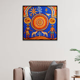 Traditional Canvas Painting of Australian ancient Aboriginal artwork