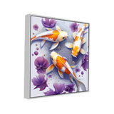 Tranquil Koi Fish Vastu Canvas Wall Painting For Home Décor