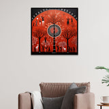 Traditional Indian Gond Art Canvas Wall Painting for Home Décor
