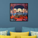 Elegant Rajasthani Canvas Wall Painting for Home and Office Décor