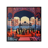 Elegant Rajasthani Canvas Wall Painting for Home and Office Décor