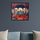 Elegant Rajasthani Canvas Wall Painting for Home and Office Décor
