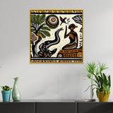 Elegant Abstract Textured Canvas Wall Painting