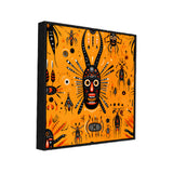 Tribal Mask Bold Abstract Tribal-Inspired Canvas Wall Painting