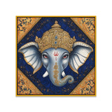 Tanjore Madhubani Indian Traditional Art with Gold and Silver Canvas Wall Painting