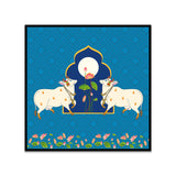 Traditional Indian Folk Art Digital Printed Canvas Wall Painting