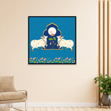 Traditional Indian Folk Art Digital Printed Canvas Wall Painting