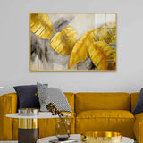 Canvas of Creativity: Golden Acrylic Wall Paintings to Elevate Your Home