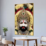 Khatu Shyam Ji Devotional Canvas Wall Painting Pooja Room Home Decor