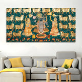Luxury Nathdwara Shrinathji Krishna Wall Painting
