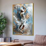 Lone Warrior On Final Walk Cotton Canvas Wall Painting