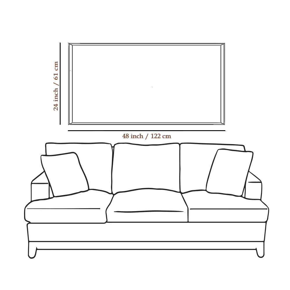 Premium Wall Painting of Jesus Cross with Moon Dark Background