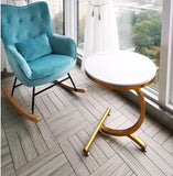 Two-Tier Stylish Round Contemporary Side Table