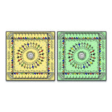 Sinuous Trailed Warli Art Frames-Set Of 2