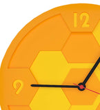 Honeycomb Pattern MDF Modern Analog Wall Clock